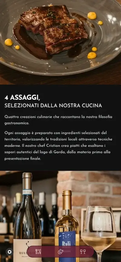 Prenotazione Osteria Dai Bagaj - mobile