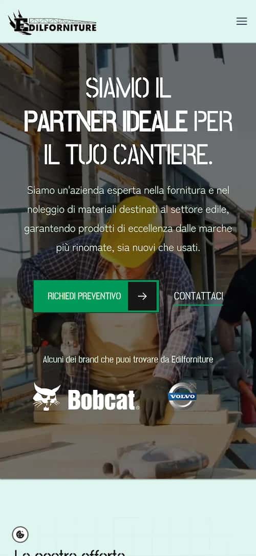 Sito web Edilforniture realizzato da Enterprise Srl