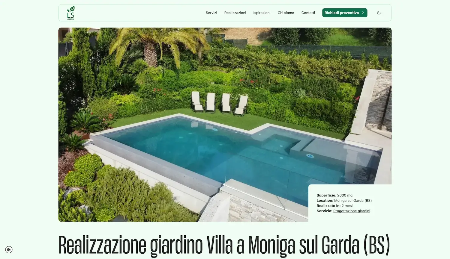 Pagina progetto Villa Moniga sul Garda LS Giardini - desktop