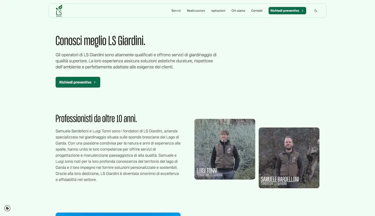 Sito web LS Giardini