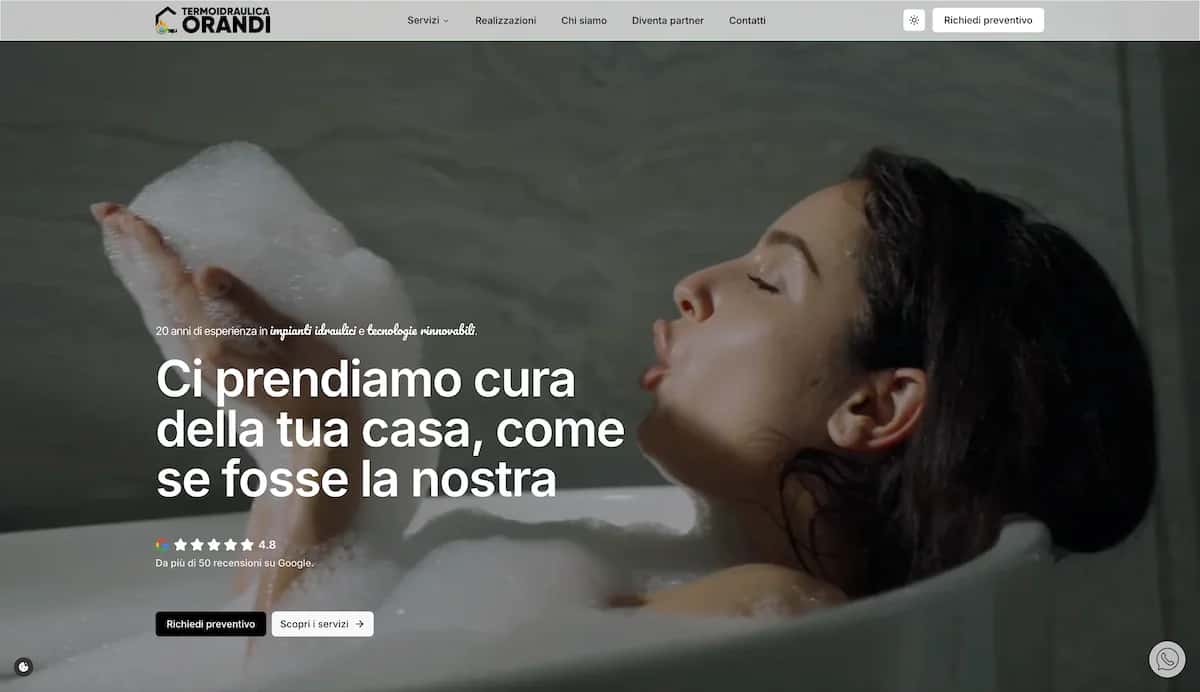 Sito web Termoidraulica Orandi