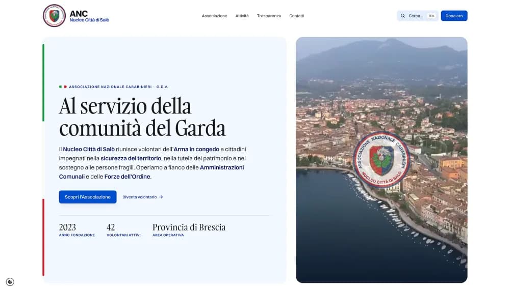 Sito web Associazione Nazionale Carabinieri Nucleo Città di Salò