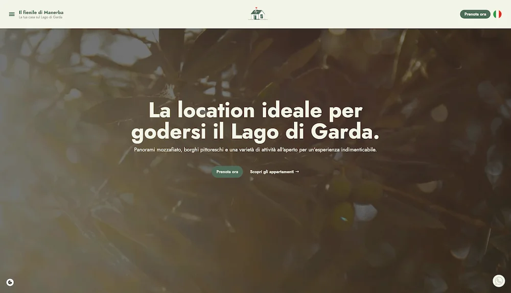 Sito web appartamenti vacanza Il Fienile Manerba del Garda